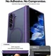 TORRAS Guardian Magnetic Samsung Galaxy Z Fold 8 Ultra Hoesje MagSafe Paars afbeelding 5