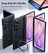 TORRAS Ostand Spin Samsung Galaxy Z Fold 8 Ultra Hoesje 360° MagSafe Stand Zwart afbeelding 2