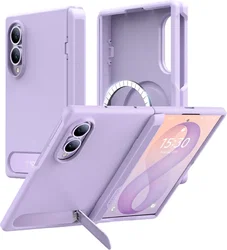 TORRAS Ostand L1 Guardian Magnetic Hoesje Samsung Galaxy Z Fold 8 Paars afbeelding