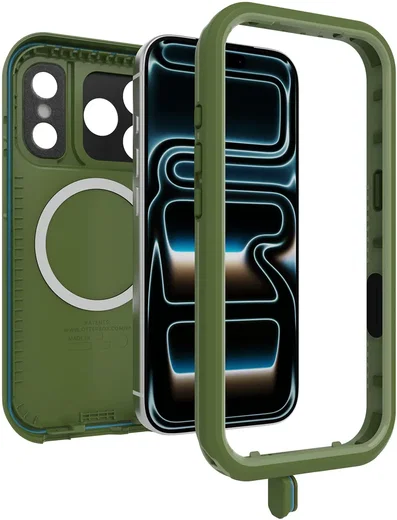 OtterBox Fre MagSafe Apple iPhone 18 Pro / 17 Pro Hoesje Full Protect Groen afbeelding 4