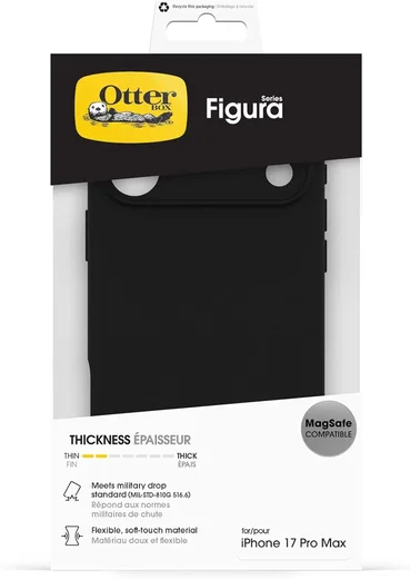 OtterBox Figura MagSafe Apple iPhone 17 Pro Max Hoesje Back Cover Zwart afbeelding 5