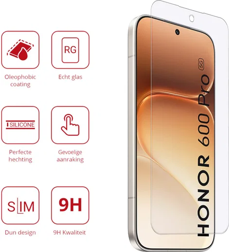 Rosso Honor 600 Pro 9H Tempered Glass Screen Protector afbeelding 2