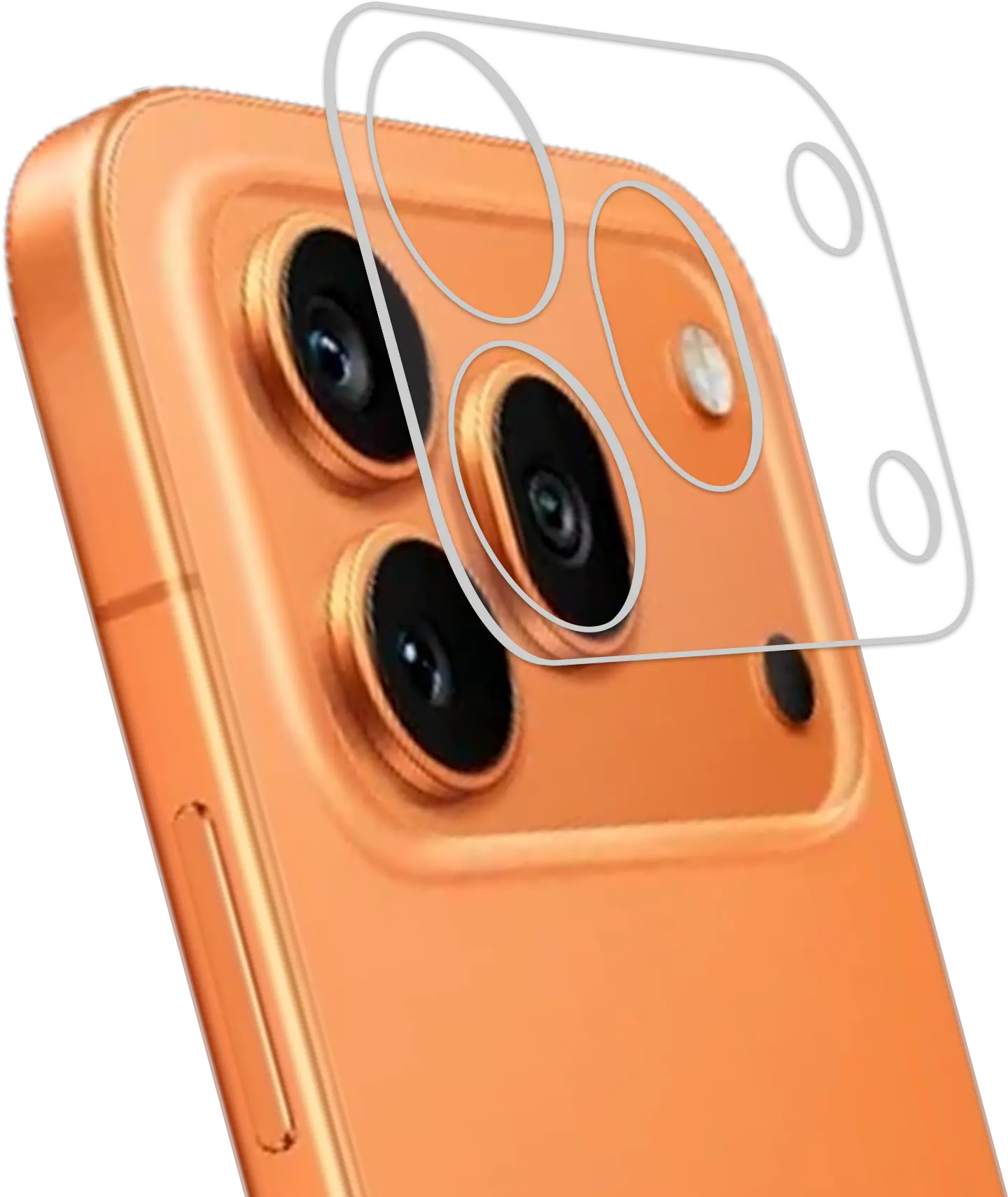 Rosso Honor 600 Pro Camera Frame Protector Transparant afbeelding 2