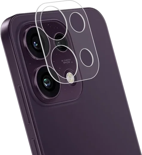 Rosso Oppo Reno 16F Camera Lens Protector Transparant afbeelding 1