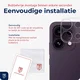 Rosso Oppo Reno 16F Camera Lens Protector Transparant afbeelding 6