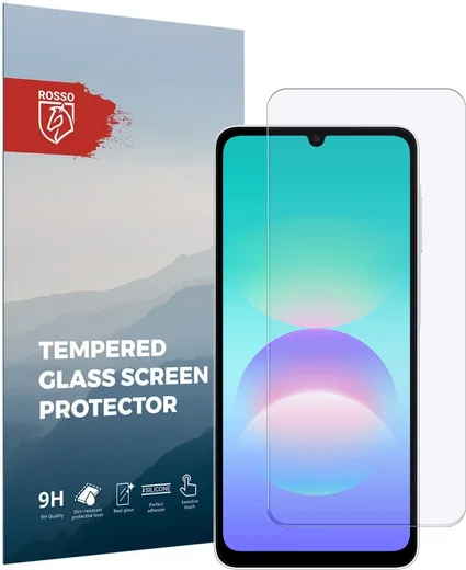 Rosso Samsung Galaxy A08 9H Tempered Glass Screen Protector afbeelding 1