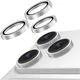 AVY Apple iPhone 18 Pro / 18 Pro Max Camera Lens Protector Rings Glitter Zilver