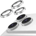 AVY Apple iPhone 18 Pro / 18 Pro Max Camera Lens Protector Rings Glitter Zilver