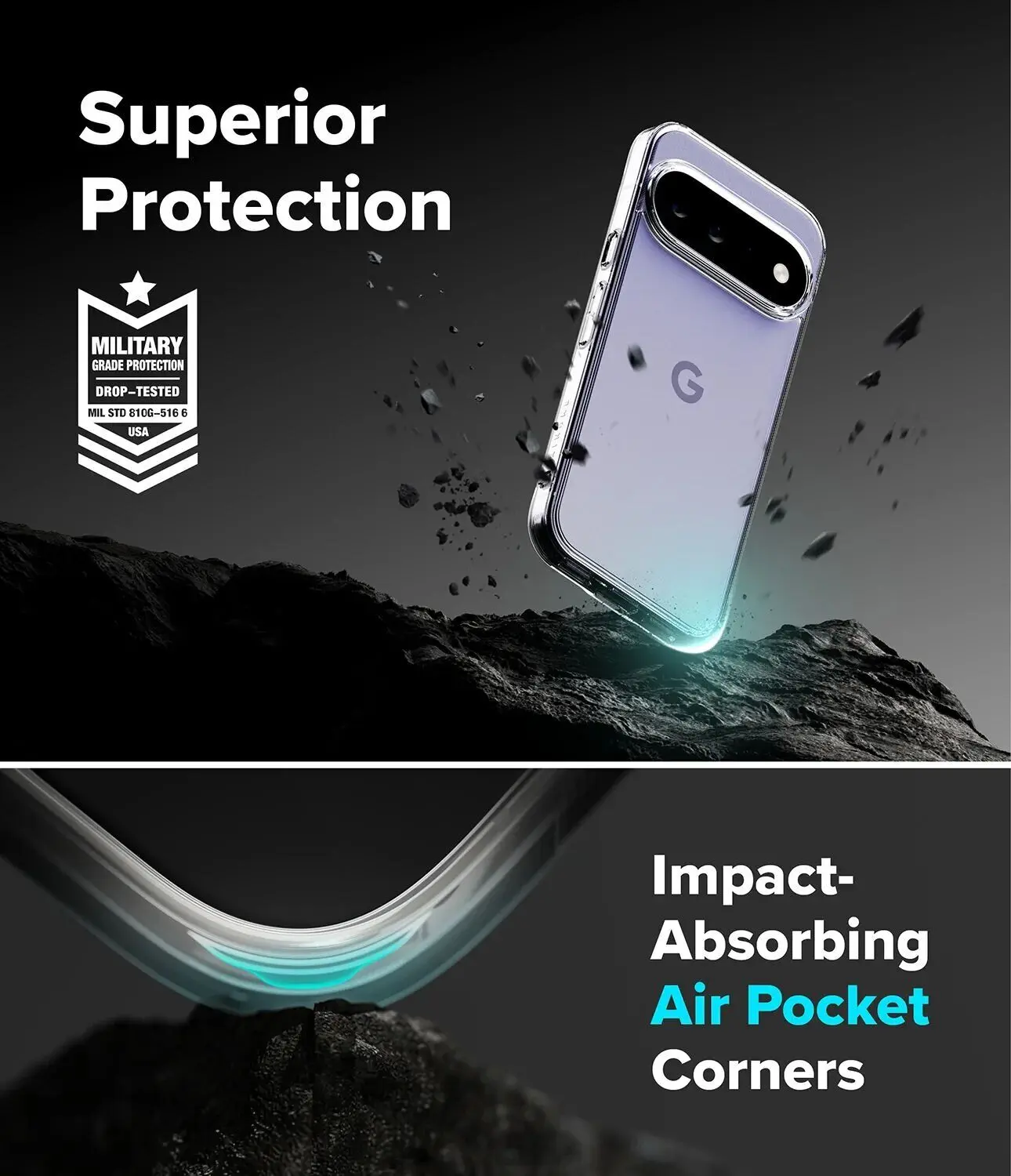 Ringke Fusion Google Pixel 11 Hoesje Back Cover Matte Transparant afbeelding 6