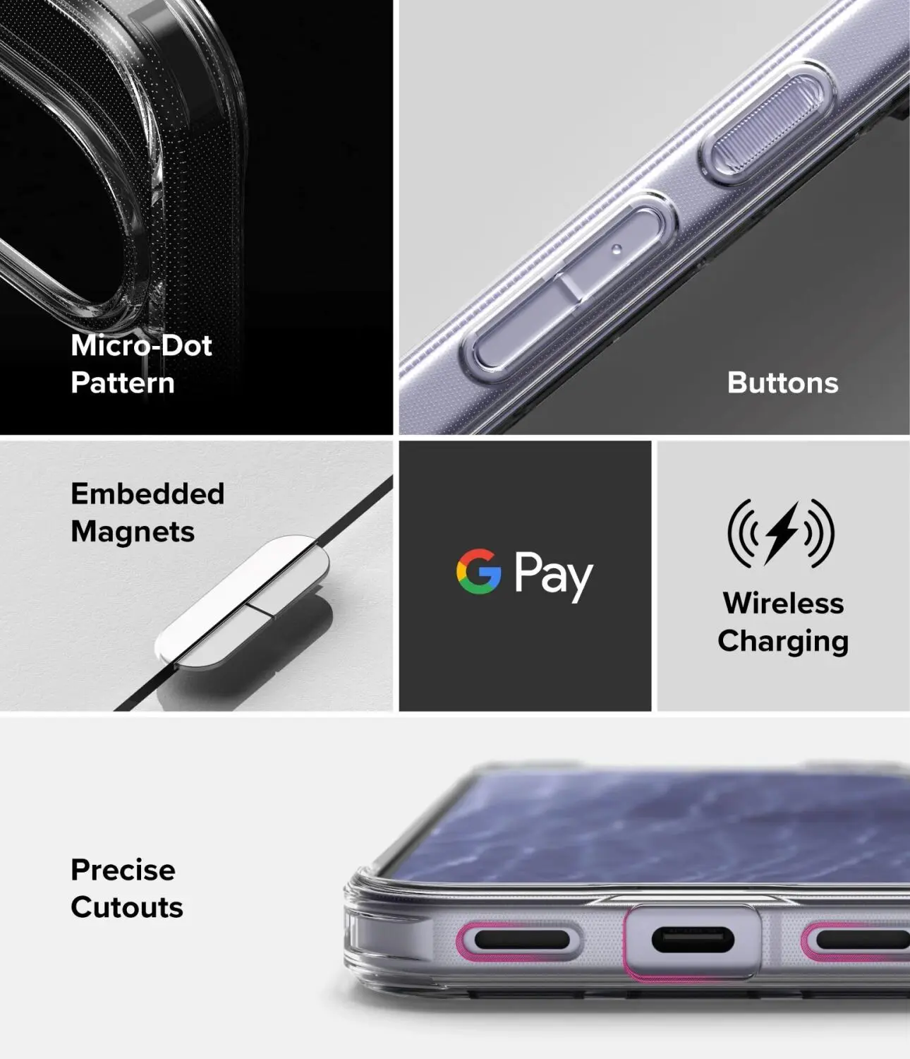 Ringke Fusion Magnetic Google Pixel 11 Hoesje MagSafe Back Cover Transparant afbeelding 14