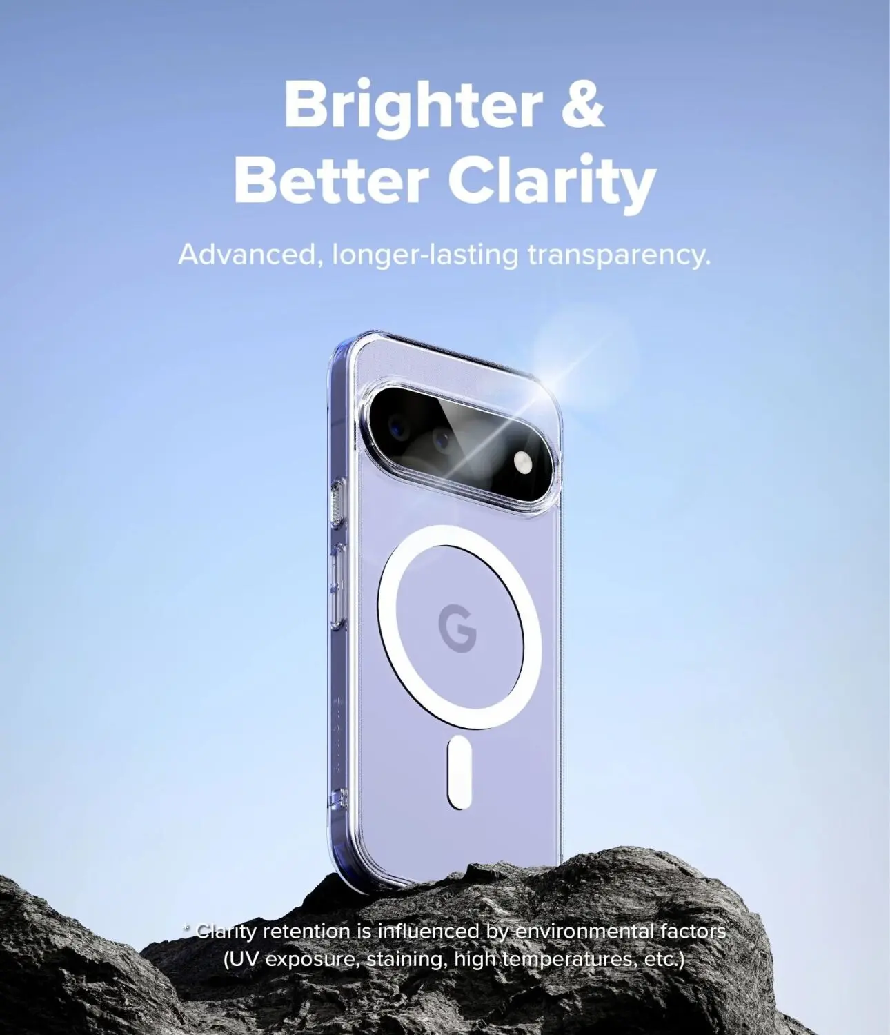 Ringke Fusion Magnetic Google Pixel 11 Hoesje MagSafe Back Cover Transparant afbeelding 6