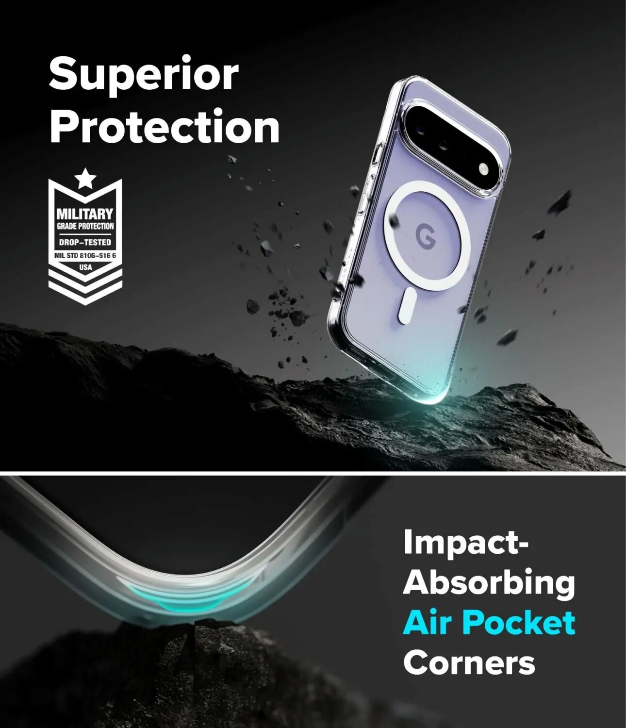 Ringke Fusion Magnetic Google Pixel 11 Hoesje MagSafe Back Cover Transparant afbeelding 8