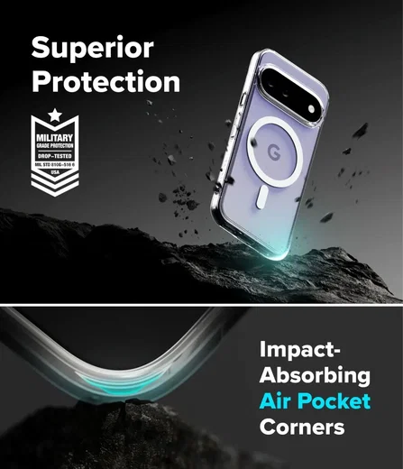 Ringke Fusion Magnetic Google Pixel 11 Hoesje MagSafe Back Cover Transparant afbeelding 8