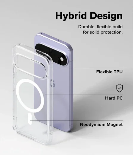 Ringke Fusion Magnetic Google Pixel 11 Hoesje MagSafe Back Cover Transparant afbeelding 10
