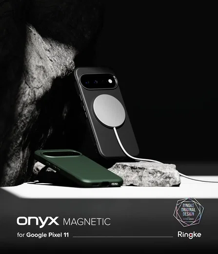 Ringke Onyx Magnetic Google Pixel 11 Hoesje MagSafe Groen afbeelding 2