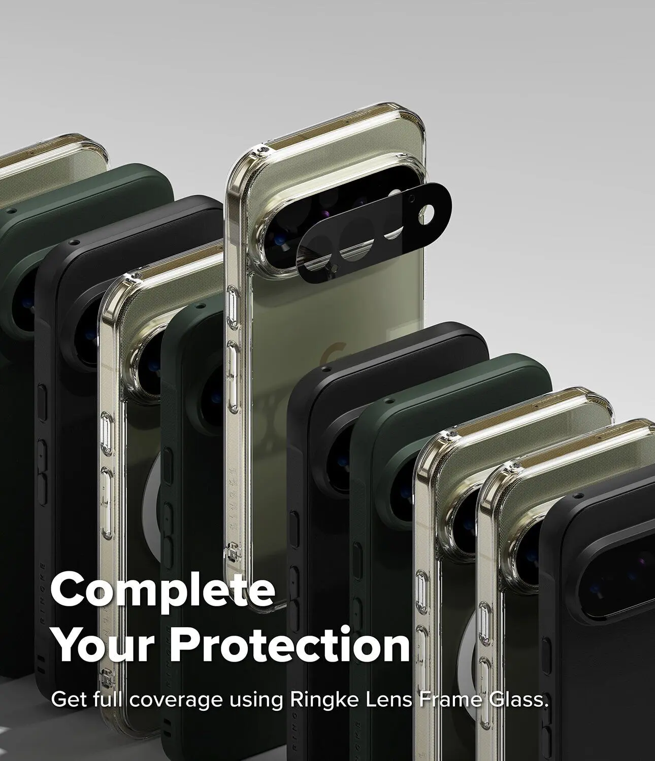 Ringke Fusion Google Pixel 11 Pro Hoesje Back Cover Matte Transparant afbeelding 11