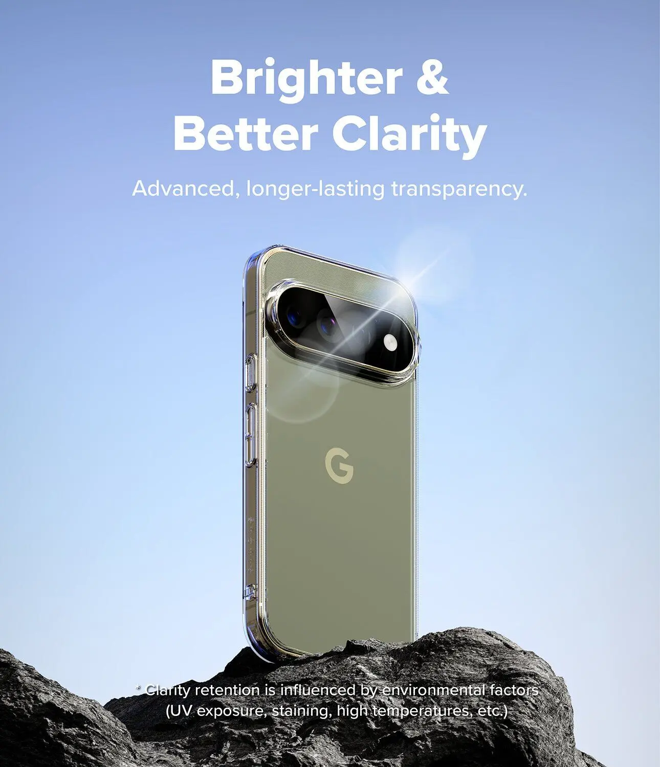 Ringke Fusion Google Pixel 11 Pro Hoesje Back Cover Matte Transparant afbeelding 4