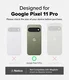 Ringke Fusion Google Pixel 11 Pro Hoesje Back Cover Matte Transparant afbeelding 3
