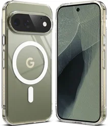 Ringke Fusion Magnetic Google Pixel 11 Pro Hoesje MagSafe Back Cover Transparant afbeelding