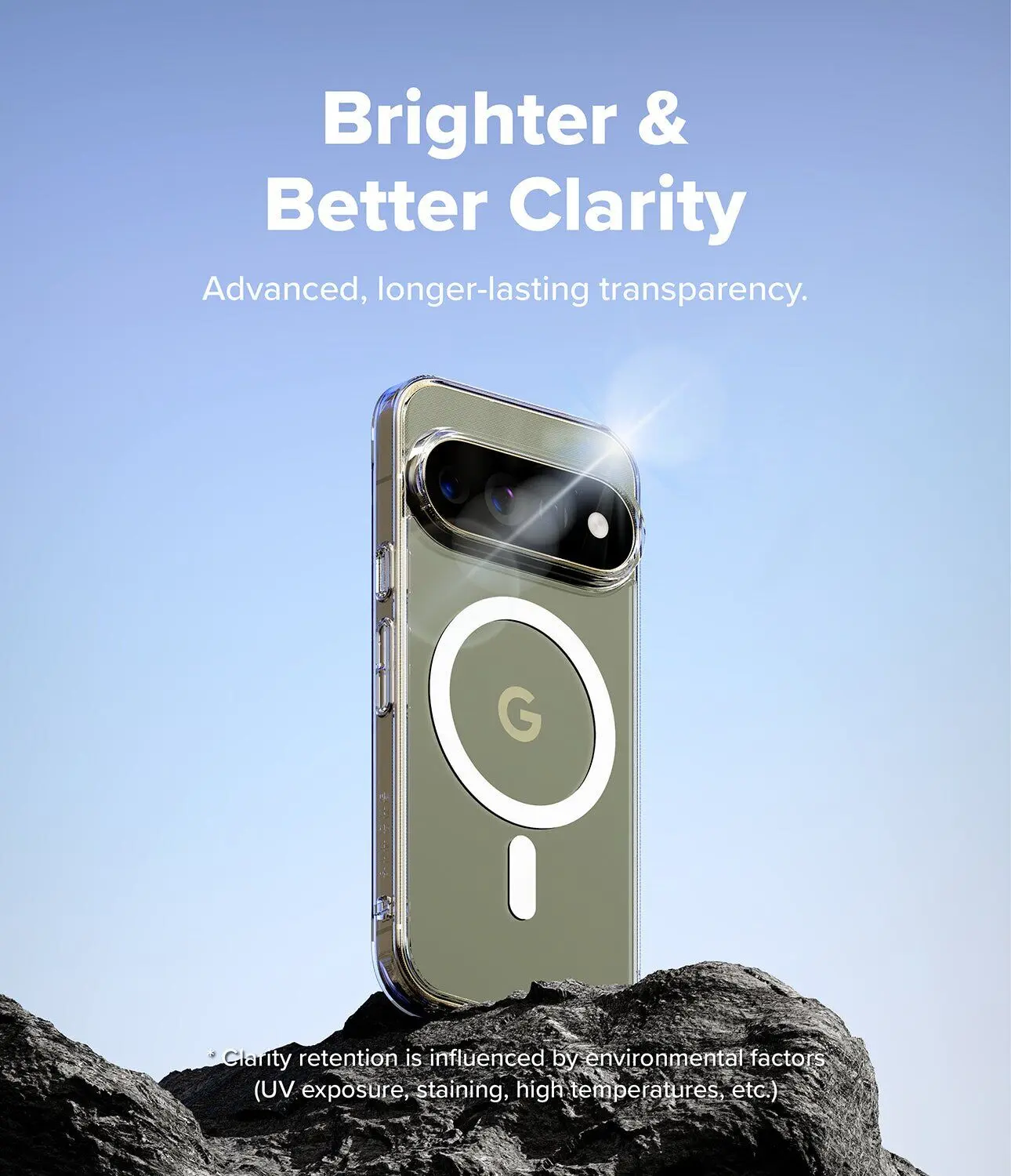 Ringke Fusion Magnetic Google Pixel 11 Pro Hoesje MagSafe Back Cover Transparant afbeelding 6
