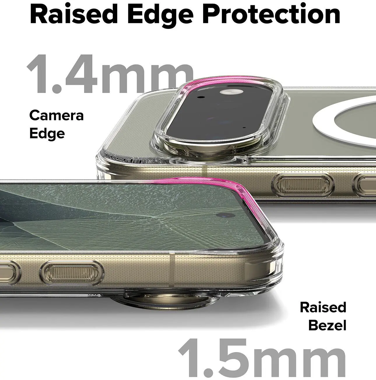 Ringke Fusion Magnetic Google Pixel 11 Pro Hoesje MagSafe Back Cover Transparant afbeelding 9