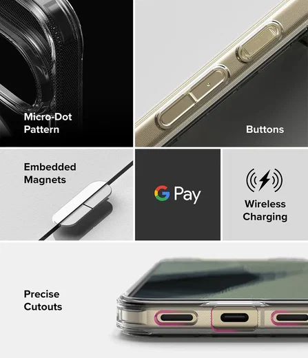 Ringke Fusion Magnetic Google Pixel 11 Pro Hoesje MagSafe Back Cover Transparant afbeelding 14