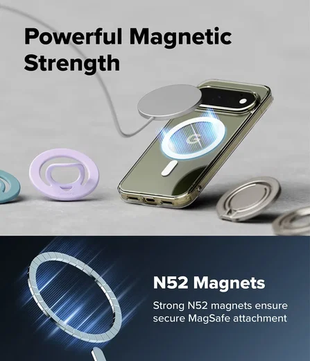 Ringke Fusion Magnetic Google Pixel 11 Pro Hoesje MagSafe Back Cover Transparant afbeelding 5