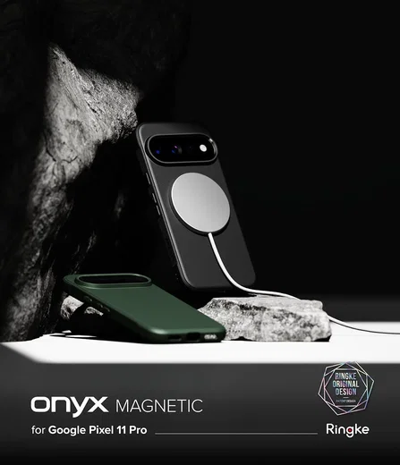 Ringke Onyx Magnetic Google Pixel 11 Pro Hoesje MagSafe Groen afbeelding 2