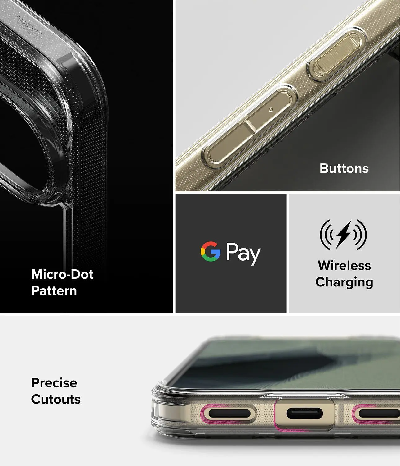 Ringke Fusion Google Pixel 11 Pro XL Hoesje Back Cover Matte Transparant afbeelding 12