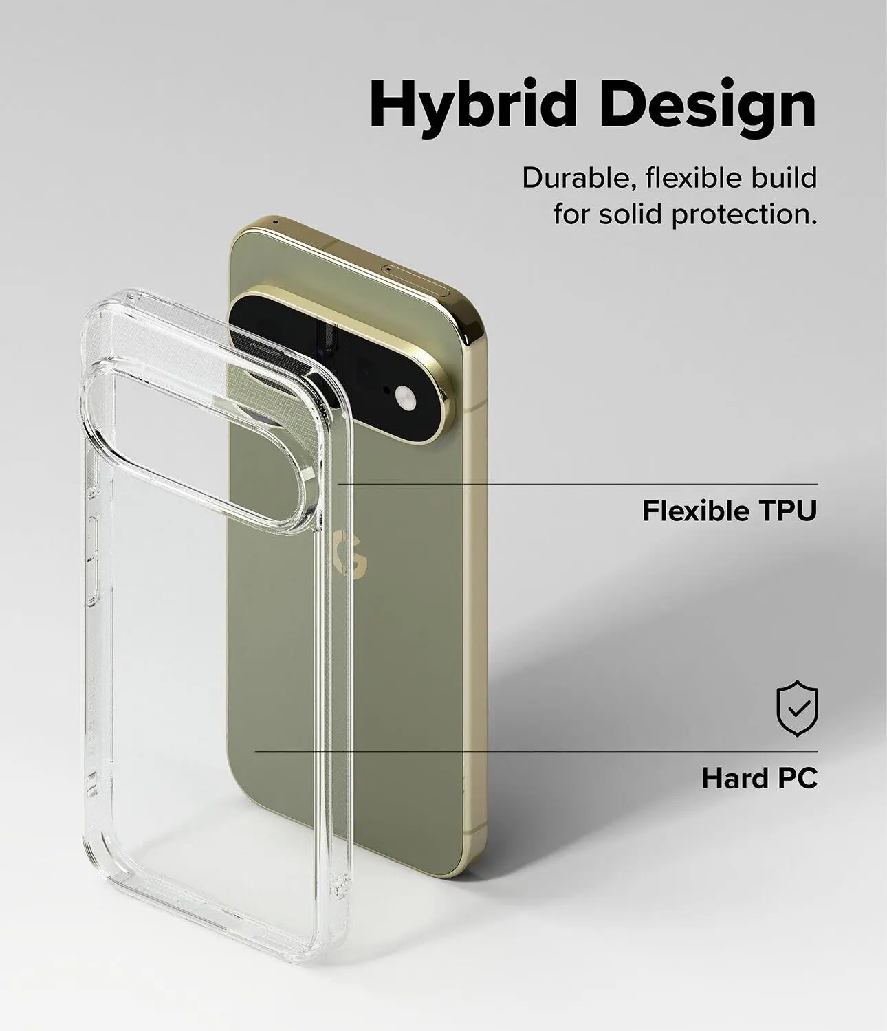 Ringke Fusion Google Pixel 11 Pro XL Hoesje Back Cover Matte Transparant afbeelding 8