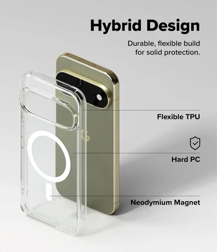 Ringke Fusion Magnetic Google Pixel 11 Pro XL Hoesje MagSafe Back Cover Clear afbeelding 10