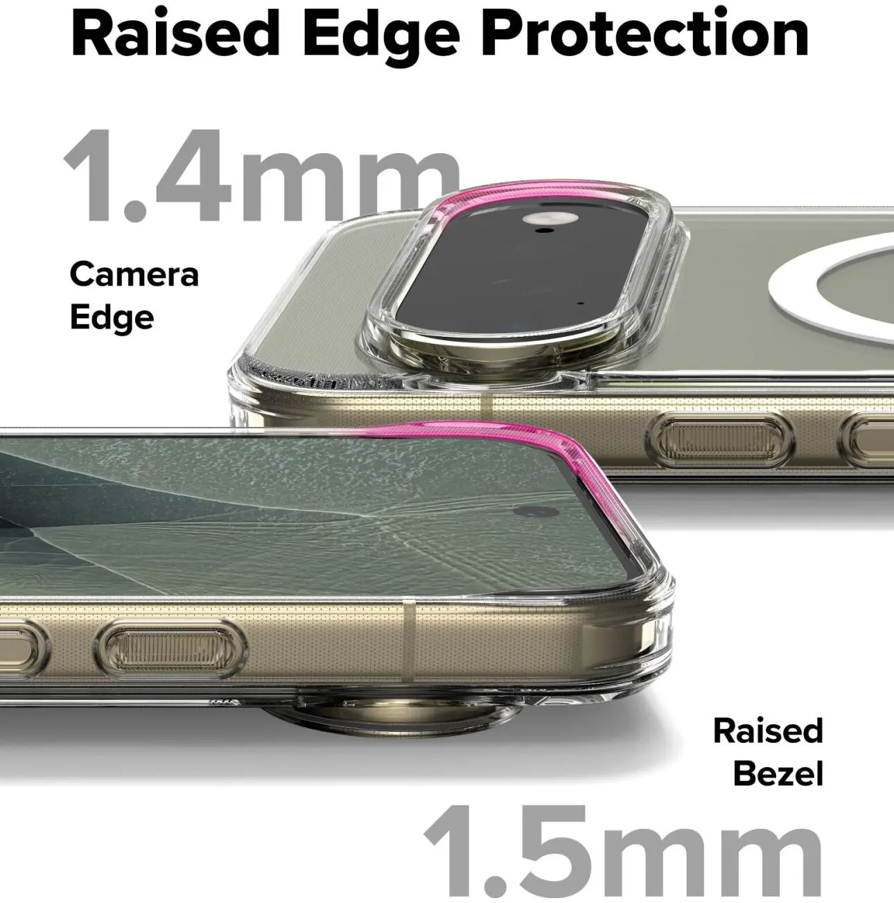 Ringke Fusion Magnetic Google Pixel 11 Pro XL Hoesje MagSafe Back Cover Clear afbeelding 9