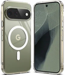 Ringke Fusion Magnetic Google Pixel 11 Pro XL Hoesje MagSafe Back Cover Clear afbeelding