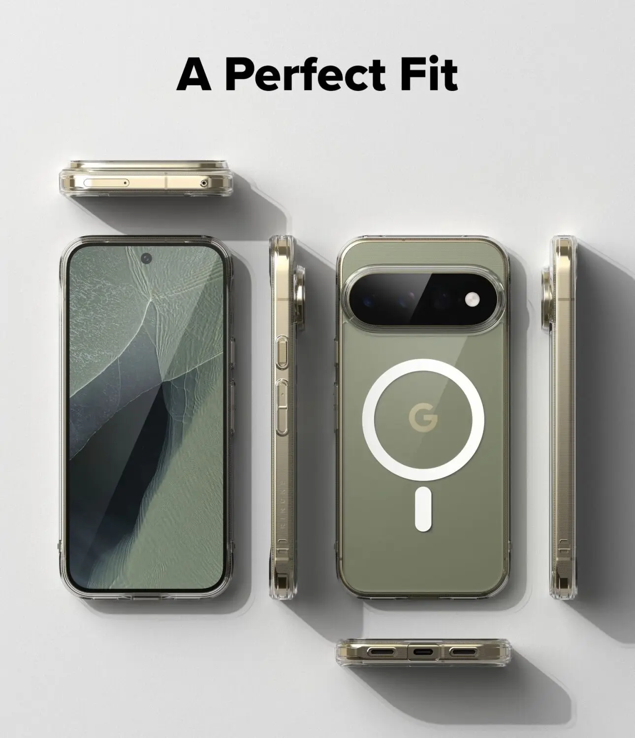 Ringke Fusion Magnetic Google Pixel 11 Pro XL Hoesje MagSafe Back Cover Clear afbeelding 11