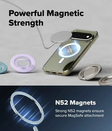 Ringke Fusion Magnetic Google Pixel 11 Pro XL Hoesje MagSafe Back Cover Clear afbeelding 5
