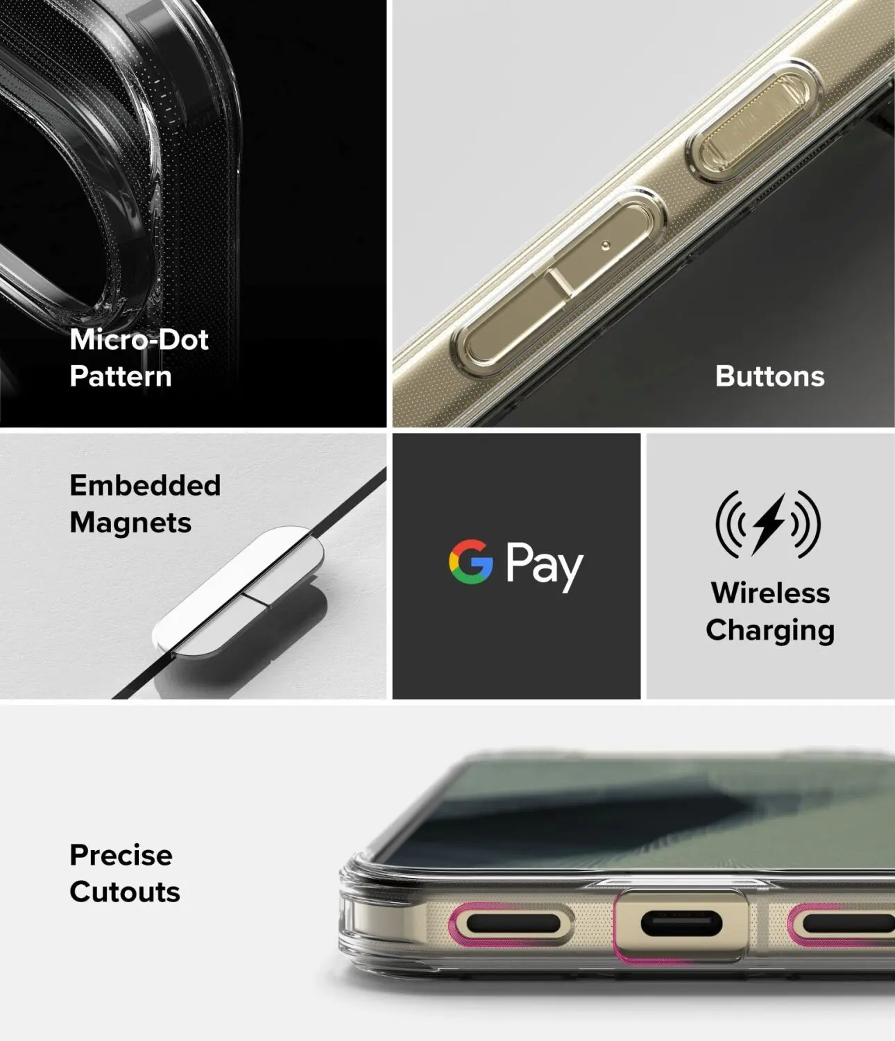 Ringke Fusion Magnetic Google Pixel 11 Pro XL Hoesje MagSafe Back Cover Clear afbeelding 14