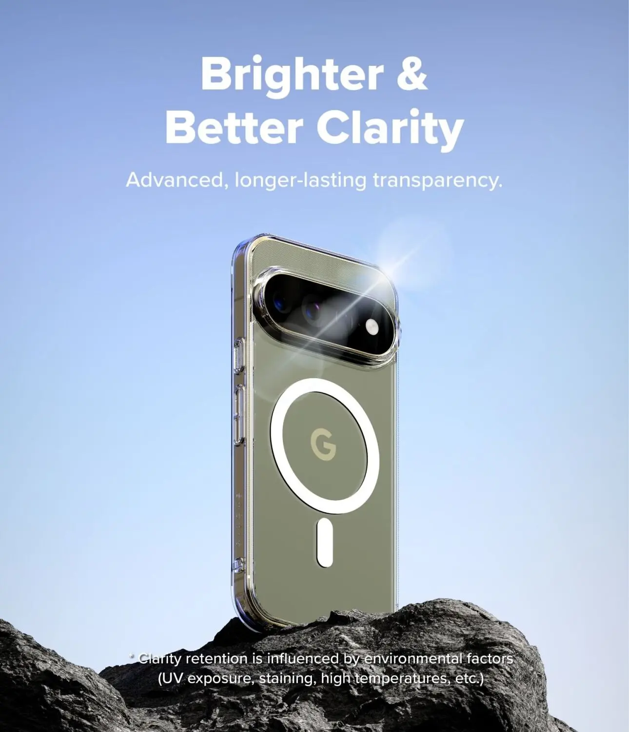 Ringke Fusion Magnetic Google Pixel 11 Pro XL Hoesje MagSafe Back Cover Clear afbeelding 6