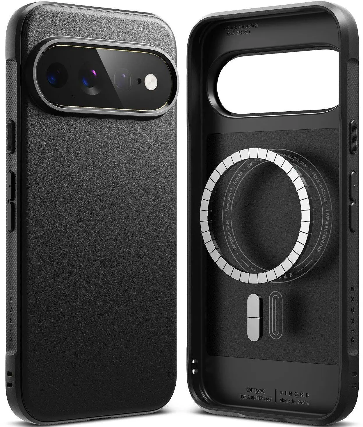 Ringke Onyx Magnetic Google Pixel 11 Pro XL Hoesje MagSafe Zwart afbeelding 1