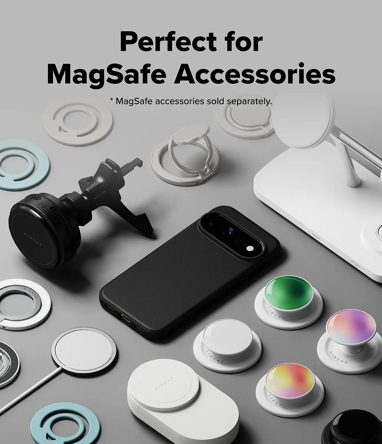 Ringke Onyx Magnetic Google Pixel 11 Pro XL Hoesje MagSafe Zwart afbeelding 4