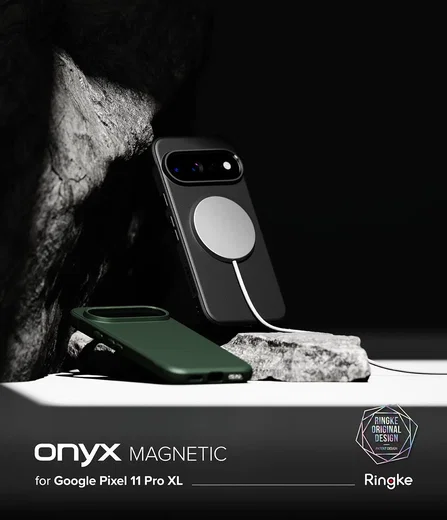 Ringke Onyx Magnetic Google Pixel 11 Pro XL Hoesje MagSafe Zwart afbeelding 2