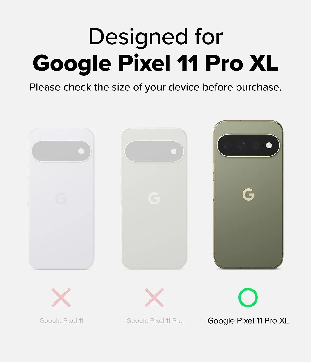 Ringke Onyx Magnetic Google Pixel 11 Pro XL Hoesje MagSafe Groen afbeelding 3