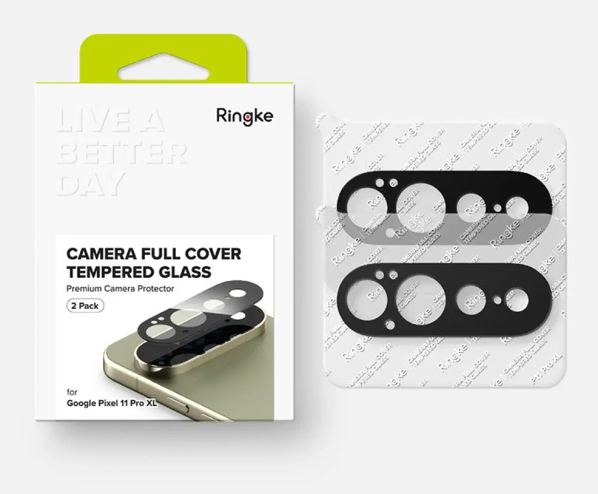Ringke Camera Tempered Glass Google Pixel 11 Pro XL Camera Protector 2-Pack afbeelding 8