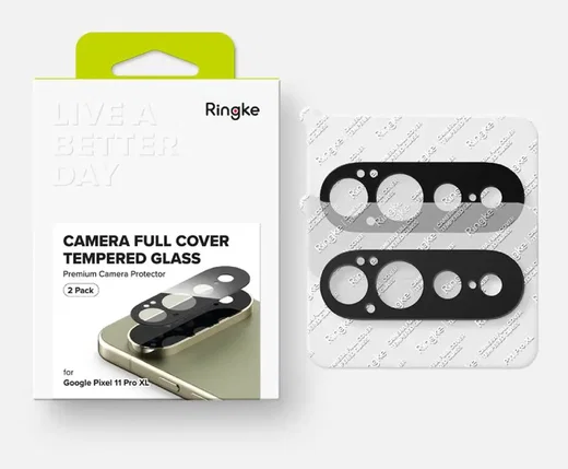Ringke Camera Tempered Glass Google Pixel 11 Pro XL Camera Protector 2-Pack afbeelding 8