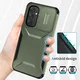 Samsung Galaxy A54 Hoesje Camera Slider Back Cover Schokbestendig Groen afbeelding 8