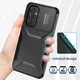Samsung Galaxy A54 Hoesje Camera Slider Back Cover Schokbestendig Zwart afbeelding 8