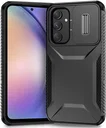 Samsung Galaxy A54 Hoesje Camera Slider Back Cover Schokbestendig Zwart