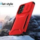 Samsung Galaxy A54 Hoesje Camera Slider Back Cover Schokbestendig Rood afbeelding 4
