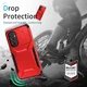 Samsung Galaxy A54 Hoesje Camera Slider Back Cover Schokbestendig Rood afbeelding 9