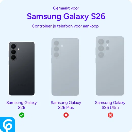 Samsung Galaxy S26 Hoesje Camera Slider Back Cover Schokbestendig Blauw afbeelding 3