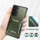 Samsung Galaxy S26 Plus Hoesje Camera Slider Back Cover Schokbestendig Groen afbeelding 7